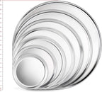 New Star Foodservice 50813 Restaurant-Grade Aluminum Pizza Pan, Baking Tray, Coupe Style, 12-Inch