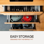 Enameled Cast Iron Dutch Oven for Sourdough Bread Baking | 6 Quart Pot with Lid | 10 Inch Ceramic Enamel Thick Coated Cookware Set with Non Stick Silicone Baking Mat for Cooking | 6 Qt | Red