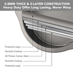 Tiawudi 9" Round Cake Pan Set of 2, 0.8mm Thick Heavy Duty Bakeware for Tiered & Layered Cakes, Nonstick Baking Pan with Diamond Texture for Even Heating, Cake Mold