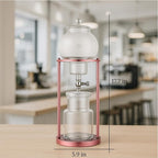 NISPIRA Luxury Ice Cold Brew Dripper Coffee Maker in Stainless steel, 600 ml Copper