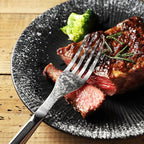 Sunnecko Damascus Steak Knife Set Non Serrated, Japanese VG10 Stainless Steel Steak Knife and Fork Set of 2, 5 Inch Steak Knives G10 Handle with Gift Box