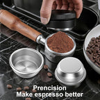 58mm Portafilter Basket Two Cup-Single Wall Filter Basket Stainless Steel Coffee Portafilter Basket Espresso Filter Basket (58mm)