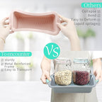 To encounter 9 Inch Silicone Bread and Loaf Pan, 2 Pack Food Grade Nonstick Silicone Molds for Baking Banana Bread, Meat Loaf, Pound Cake, with Metal Reinforced Frame More Strength