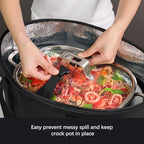 Insulated Slow Cooker Carrying Bag - Travel Bag Carrier Compatible with Ninja Foodi Possible Cooker Pro MC1000, MC1001 - Multi Cooker Carry Bag Accessories Fit From 8.5 Qt To 10 Qt Slow Cooker