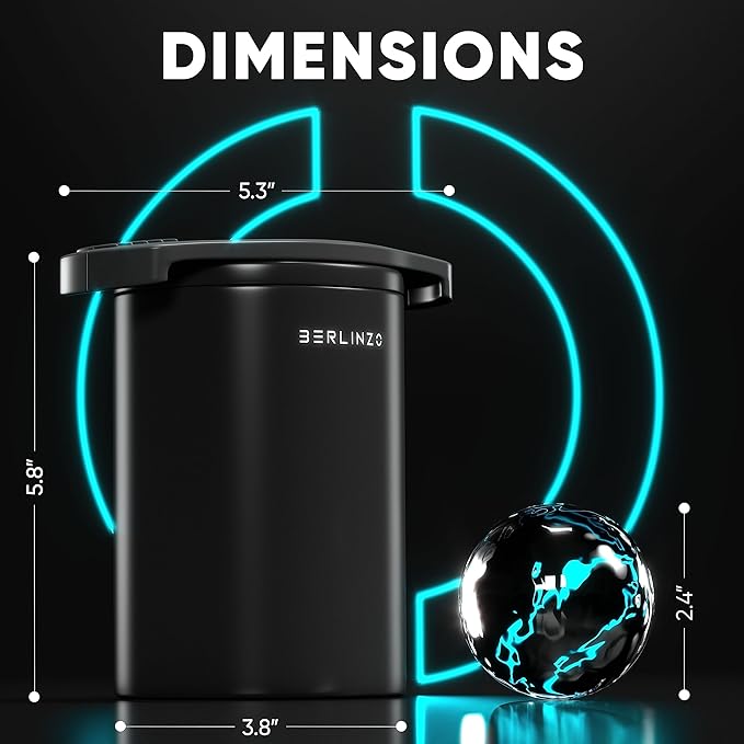 Berlinzo Premium Clear Ice Ball Maker Mold - Large 2.4-Inch Crystal Clear Ice Balls for Whiskey, Cocktails, and Bourbon - Easy-to-Remove Ice Sphere Mold - (Ice Storage Bag Not Included)