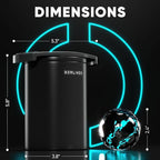 Berlinzo Premium Clear Ice Ball Maker Mold - Large 2.4-Inch Crystal Clear Ice Balls for Whiskey, Cocktails, and Bourbon - Easy-to-Remove Ice Sphere Mold - (Ice Storage Bag Not Included)