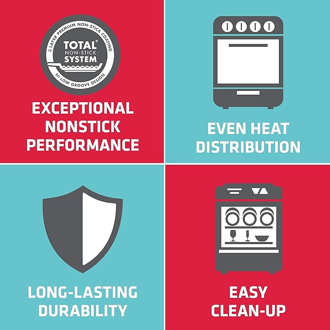 Circulon Symmetry Hard Anodized Nonstick Stir Fry / Wok Pan with Helper Handle - 14 Inch, Black