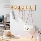 20Pcs Wall Hooks for Bathroom, Kitchen, Closet, and Garage - Black Metal Hooks for Hanging Coats, Towels, Hats, Keys, Bags, and Coffee Cups - Holds Up to 40 lbs