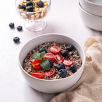 AmorArc Cereal Bowls Set of 6 for Kitchen, 26oz Stoneware Soup Bowls Set for Cereal,Soup, Modern Kitchen Bowls for Meal, Dishwasher &Microwave Safe, Reactive White