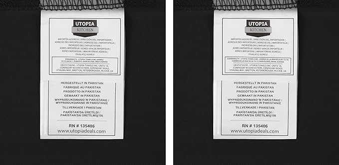 Utopia Kitchen 8FT Spandex Tablecloth [1 Pack, Black] 200 GSM Stretch, Fitted, Washable and Wrinkle Resistant Table Cloth Rectangle Cover for Trade Shows, Wedding, Parties [96Lx30Wx30H Inch]