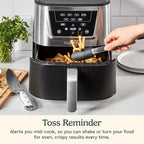 Cuisinart 6 Qt Basket Air Fryer, Black & Silver, AIR-180