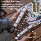 CAMPINGMOON Manual Coffee Grinder Coffee Mill Camping Stainless Steel Portable Small CC-115