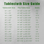 sancua Rectangle Tablecloth - 60 x 84 Inch - Stain and Wrinkle Resistant Washable Polyester Table Cloth, Decorative Fabric Table Cover for Dining Tables, Buffet Parties and Camping, Yellow