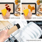 Silicone Baking Mat, 3 Pack Reusable Baking Mat, Non-Stick, Food Safe Silicone Mats for Baking, Oven Baking Sheet for Making Cookies, Macaroons, Bread