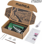 Mamba Loader XL 2g Green USB Electric Herb Grinder. Small Portable Metal Herbal Machine & Spice Mill for the Kitchen