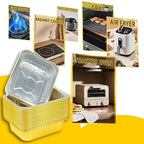 40 Pack 3 LB Aluminum Foil Pans with Lids Heavy Duty, 48 Ounce 8.7"×6.6"×2.4" Aluminum Food Containers with Lids, Disposable Tin Foil Pans for Baking, Meal Prep, Freezer, Heating and Takeout