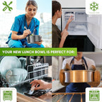 Blockhütte Metal Lunch Container 40oz with Spork, Bento Box Adult Metal BPA Free, Stainless Lunch Box for Work Dishwasher Safe, Stainless Steel Food Storage Containers Leakproof