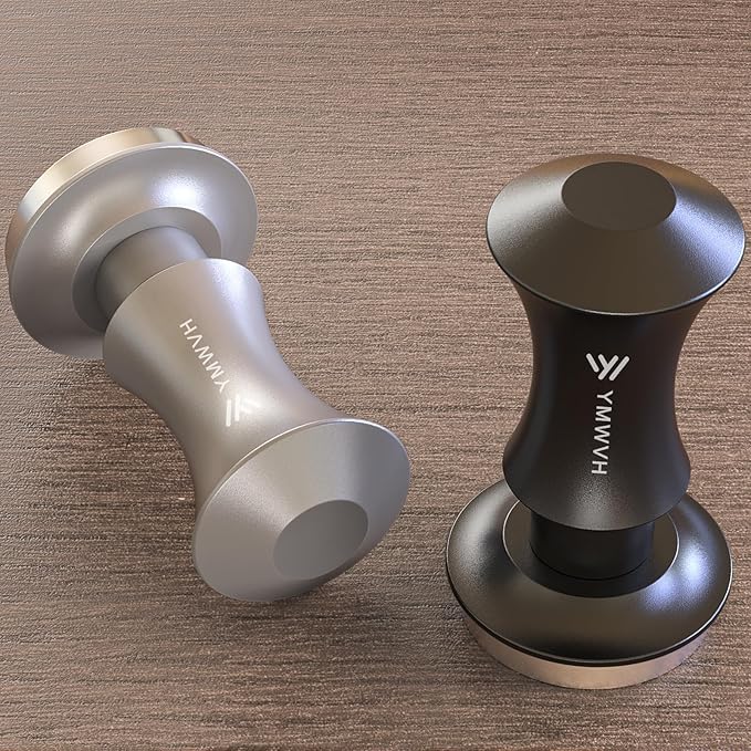 51mm Espresso Tamper, Premium Barista Coffee Tamper with 20lb/30lbs Replacement Springs & 100% Stainless Steel Ripple Base, Constant 30lb, Compatible with Delonghi Espresso Coffee Machine
