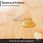 Thirteen Chefs Mineral Oil - 128oz Food Grade Conditioner for Wood Cutting Board, Countertop & Butcher Block, Lubricant for Knife or Meat Grinder - Safe USP Finish on Marble, Soapstone