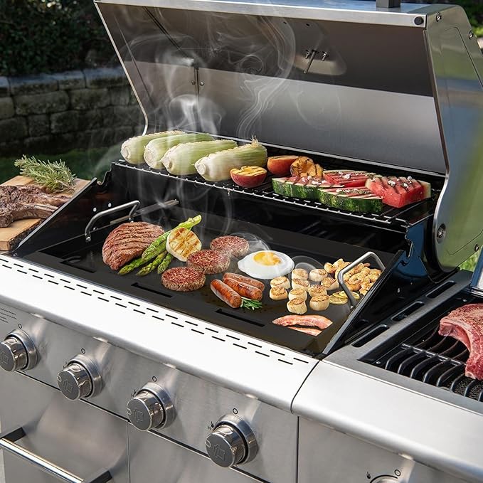 Stanbroil Full Size Griddle Insert for Most 4-Burner Gas Grill Universal Flat Top Grill Griddle for Weber, Royal Gourmet, Cuisinart, Char-Broil, Nexgrill, Napoleon, Dyna-Glo, Monument Grills and More