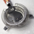 Totally Bamboo Baltique Marrakesh Collection Hawthorne Cocktail Strainer, Stainless Steel Bar Strainer