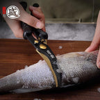 MITSUMOTO SAKARI Kitchen Scissors Heavy Duty, Poultry Shears Titanium Steel for Cutting Chicken Meat & Bones