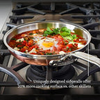 Hestan - CopperBond Collection - 100% Pure Copper Frying Pan, Induction Cooktop Compatible, 8.5-Inch
