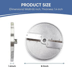 TK Universal Disc Replacement for Half and Round Hopper - Vegetable Chopper - Julienne 4x4mm.