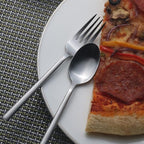 Alata Potter 20-Piece Forged Silverware Set, Service for 4 – Premium Stainless Steel Flatware Set, Modern Design with Satin Finish, Ideal for Home, Kitchen, Party, Camping