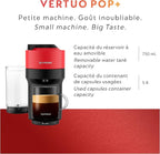 Nespresso Vertuo Pop+ Coffee and Espresso Maker by Breville, Spicy Red