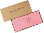 D'Moksha Homes Linen Dusty Pink Table Runner 72 Inches Long - 100% Pure Linen 14 x 72 Inch Table Runner for Dining, Summer, Fall and Halloween - Machine Washable