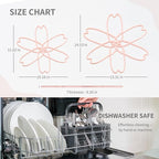 iPROTECT - Stack Expert | Multi-Purpose BPA-Free Silicone Pans & Pots Protector. Set of 3. Trivets for All Cookware Sizes, Protects Coating & Scratches, Dishwasher Safe (Mocha Nude, S&L)