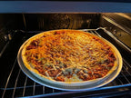 10-inch Aluminum Pizza Tray | Commercial Grade Round Baking Tray for Oven, Home & Restaurant Use [1 Pack]