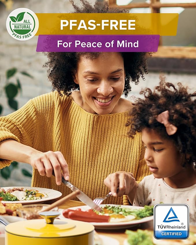 Nuwave Lux 13-Piece Premium Cookware Collection, Healthy G10 Duralon Blue Ceramic Nonstick, Ultra Durable, PFAS-Free, Lightweight & Works on All Cooktops