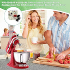 WP9706648 W10814992 Mixer Speed Control Board Replacement for KitchenAid Whirlpool Stand Mixers Parts 9706648 10814992 9706052 9707511 AP6013720 PS11746947