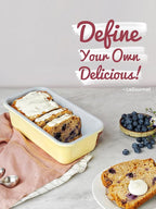 LeGourmet Nonstick Bread Loaf Pan 9 X 5 Inch, Ceramic Coating, Non-Toxic, Rust Resistant Aluminized Steel, Perfect 1 lb Baking Dish for Meatloaf, Pound Cake & Brownie (Rosemary)