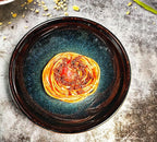 39 oz Ceramic Bowl Set, Salad Bowl, Pasta Bowl, Serving Bowl, Dinner Bowl, Deep/Wide Plate, Microwave, Oven and Dishwasher Safe, Modern Porcelain Dinnerware 8.8 Inch