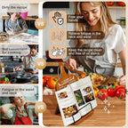 Cookbook Stand for Kitchen Counter Recipe Book Holder with Conversion Chart Adjustable Non Slip Cookbook Holder Kitchen Gifts for Women Mother's Day Gifts for Mom Housewarming Retirement Gifts