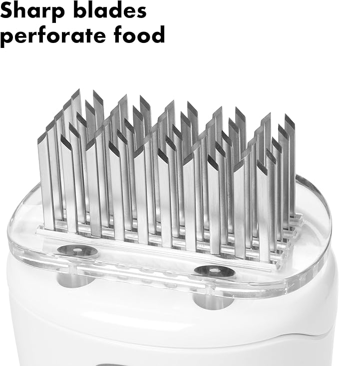 OXO Good Grips Easy-Clean Bladed Meat Tenderizer, White