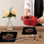 Explosion of Coffee Roasted Beans Polyester Pot Holders Set of 2