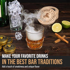 Cocktail Smoker Kit With Torch, Old Fashioned Bourbon, Whiskey Smoker Kit, Drink Smoker Accessories, Home Bar Accessories, Birthday Gifts for Men, Husband, Boyfriend, (NO BUTANE)
