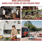 GarveeHome 1400W Commercial Food Processor, 16 Quart Electric Vegetable Chopper Meat Grinder, Multi-Functional Food Processor with Stainless Steel Body & Blade, Gloves, Brush, 110V