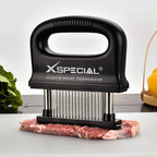 DELUXE MEAT TENDERIZER TOOL 48-BLADE | Turn Tough Cuts into Family Favorites | Professional-Grade Stainless Steel Needle | Unlock Restaurant-Quality Results at Home | No More Mallet or Meat Hammer
