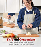 Onion Slicer PRO | Onion Cutter | Holder for Slicing | Lemon Vegetable Cutter for Potato and Tomato, Avocados, Eggs, Food Slicer Assistant Tool for Slicing Fruit and Meat