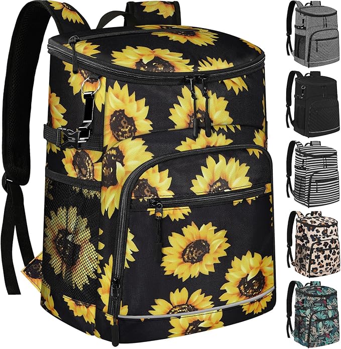 Cooler Backpack Insulated Leakproof Waterproof Backpack Cooler Bag 30/45 Cans, Large Capacity Lightweight Travel Camping Beach Backpack Cooler Ice Chest for Men and Women