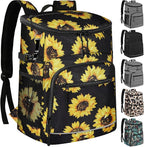 Cooler Backpack Insulated Leakproof Waterproof Backpack Cooler Bag 30/45 Cans, Large Capacity Lightweight Travel Camping Beach Backpack Cooler Ice Chest for Men and Women