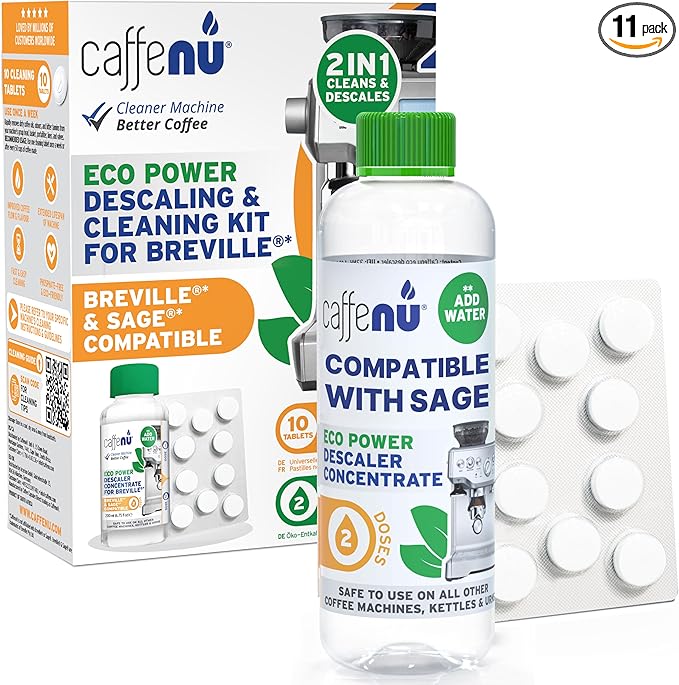 Caffenu Cleaning & Descaling Kit Compatible with Breville Espresso Machines