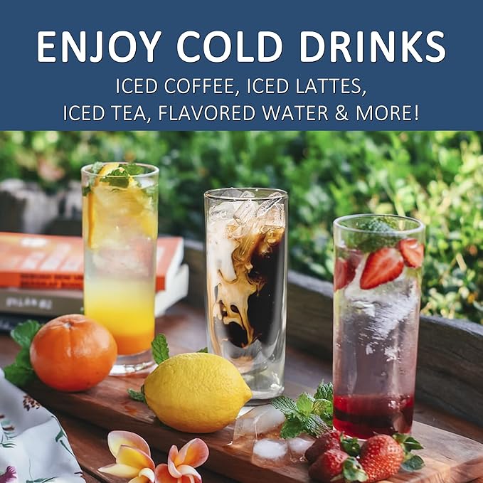 wirsh Iced Tea Maker with 3QT Pitcher, Iced Coffee Maker with Strength Control and Reusable Filter, Perfect For Iced Coffee, Latte, Tea, Lemonade, Flavored Water, Black