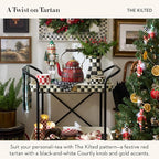 MACKENZIE-CHILDS Enamel Tea Kettle, Cute Tea Kettle for Stovetop, 2 Quarts, The Kilted