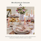 MACKENZIE-CHILDS Stemmed Wine Glass, Decorative Wine Glassware, 16 Ounces, Butterfly Hill